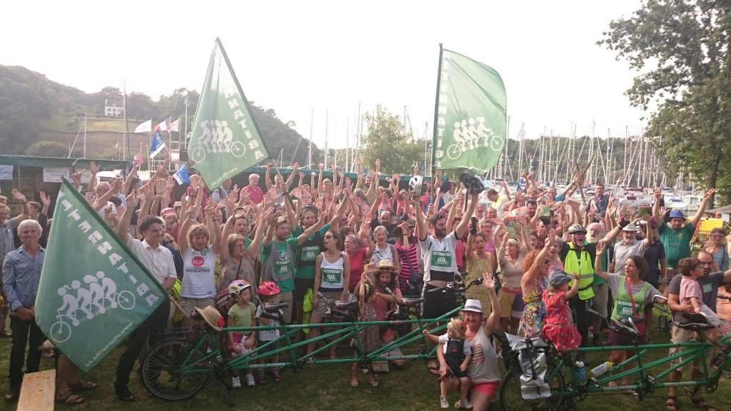 Étape du Tour Alternatiba 2018