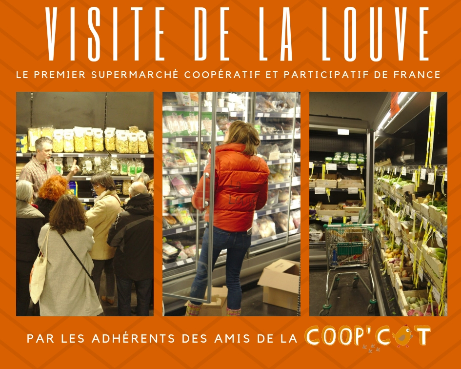 Visite de la Louve - Supermarché coopératif et participatif de Paris (18ème)